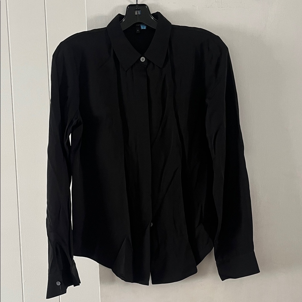 Theory stretch silk blouse